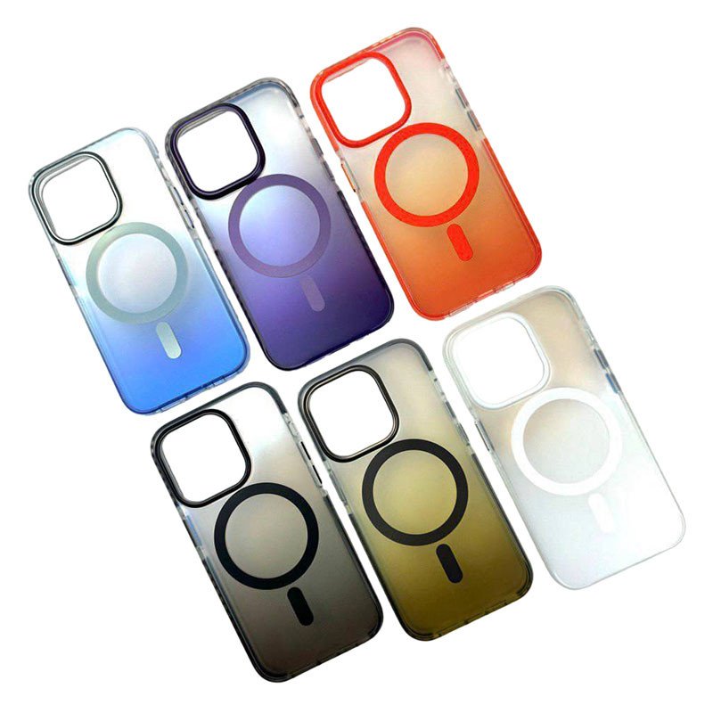 Custodia ibrida antiurto per iPhone 15 /Pro/Pro Max compatibile con MagSafe – Cover posteriore in Arcylic, Hardware, TPU e magneti